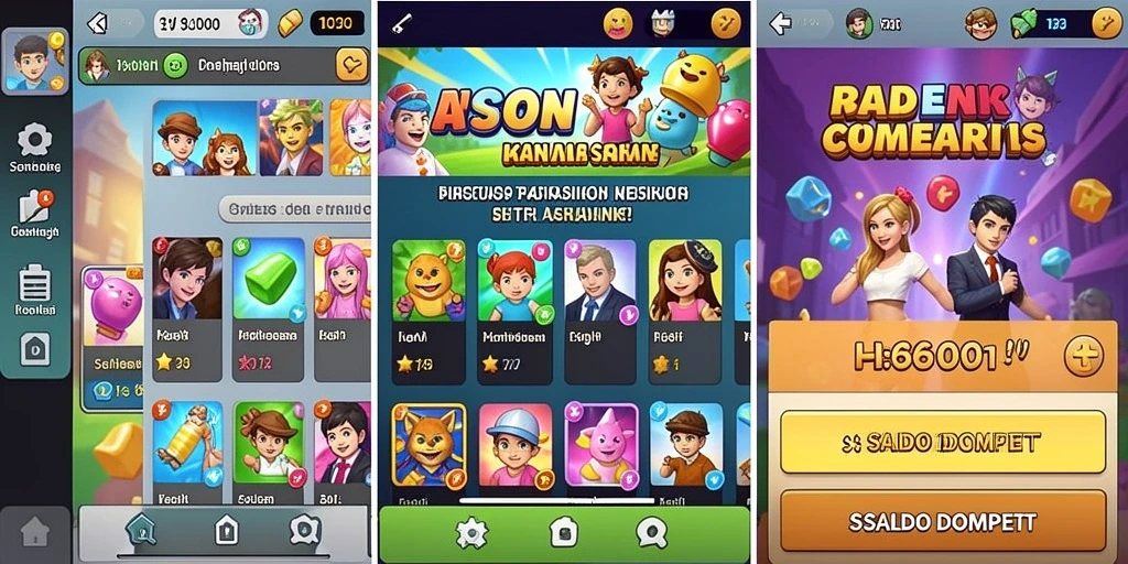 Tangkapan layar memperlihatkan antarmuka permainan yang menarik.