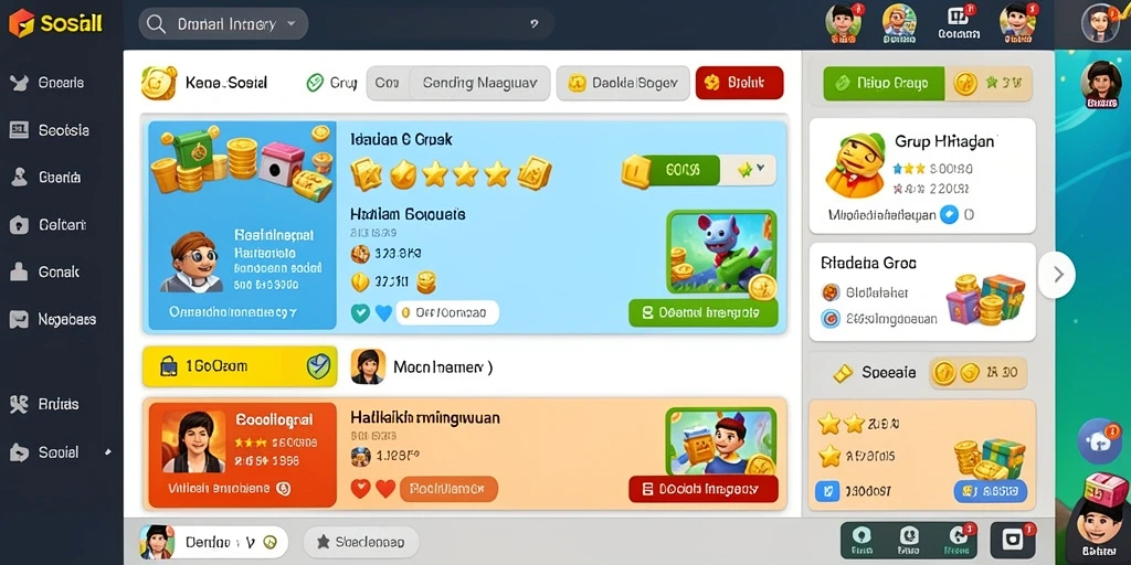 Tampilan antarmuka yang menarik dan user-friendly.