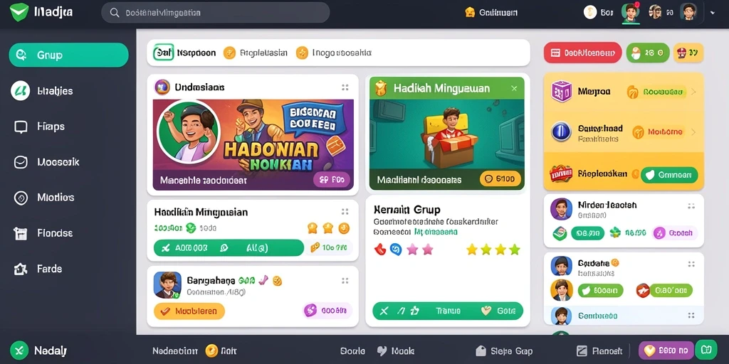 Tampilan antarmuka yang menarik dan user-friendly.