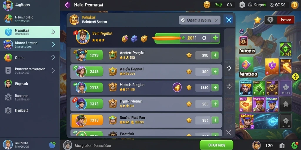 Screenshot menunjukkan tampilan antarmuka yang menarik.