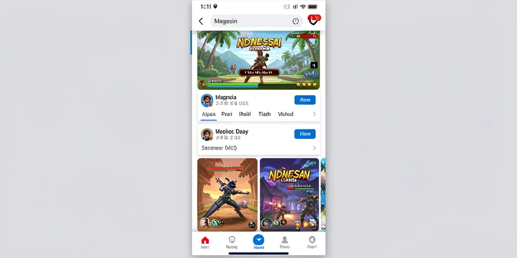 Tampilan menu yang sederhana dan intuitif.