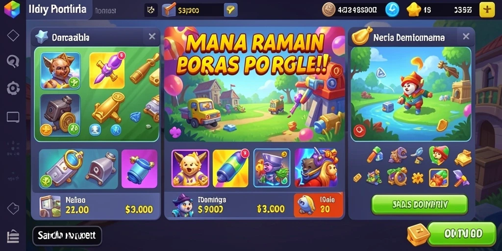 Tampilan grafis yang memukau di RAJACAIR.
