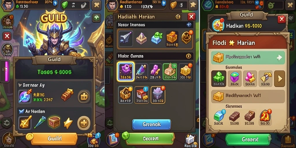 Screenshot menunjukkan karakter utama dalam petualangan.