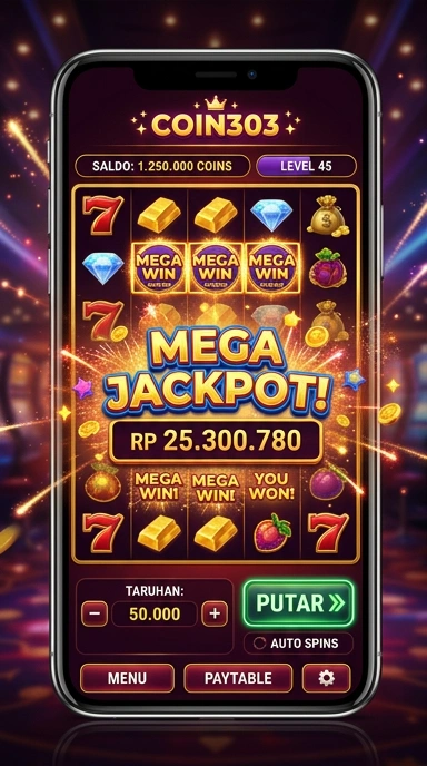 Cuplikan layar menu unduhan coin303 untuk perangkat Android